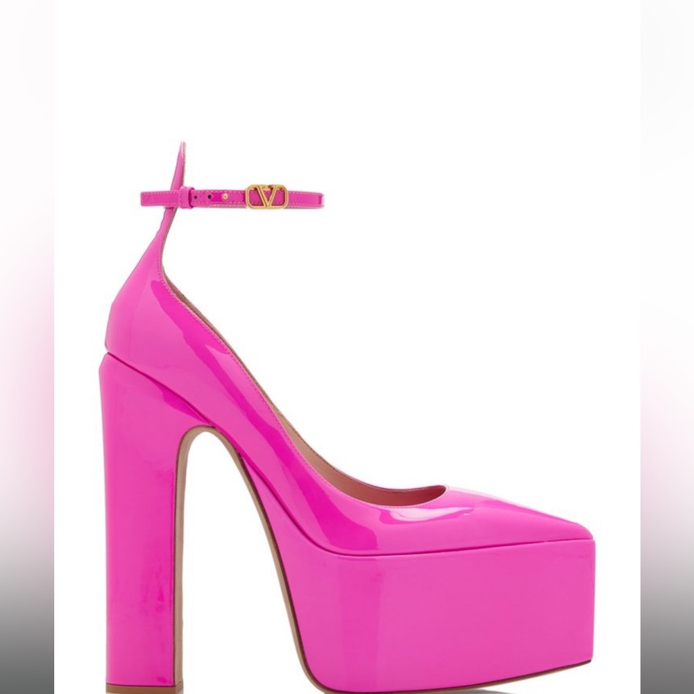 Valentino pumps size 38.5 pink worn once - Picture 1 of 6